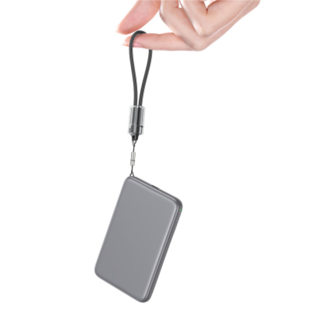 Батарея універсальна Vinga 5000 mAh 20W/15W Wireless (VPBB520WL)