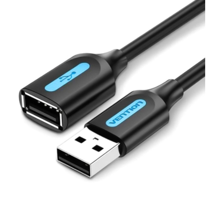 Vention Дата кабель USB 2.0 AM/AF 2.0m black Vention (CBIBH)
