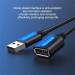 Vention Дата кабель USB 2.0 AM/AF 2.0m black Vention (CBIBH)