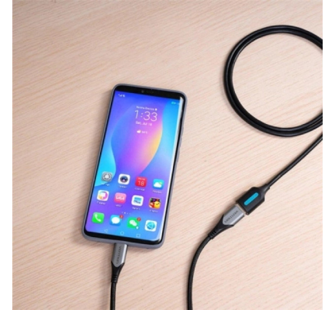 Vention Дата кабель USB 2.0 AM/AF 2.0m black Vention (CBIBH)
