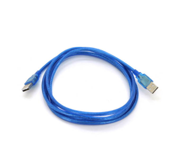 Ritar Дата кабель USB 2.0 AM/AM 1.8m blue Ritar (YT-AM/AM-1.8TBL)