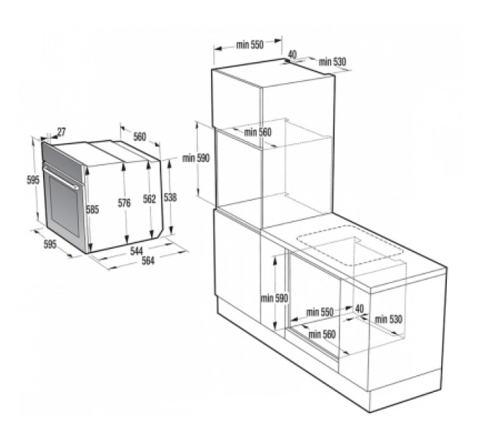 Gorenje Духова шафа Gorenje BP6138B