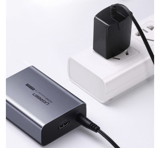 Ugreen Адаптер HDMI extender 50m Ethernet Gray Ugreen (90811EU)