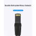 Патч-корд Flat Cat.6 UTP Patch Cable 0.75M Black VENTION (IBABE)
