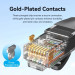 Патч-корд Flat Cat.6 UTP Patch Cable 0.75M Black VENTION (IBABE)