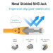 Vention Патч-корд Cat.6A SFTP Patch Cable 0.3M Yellow VENTION (IBHYAA)