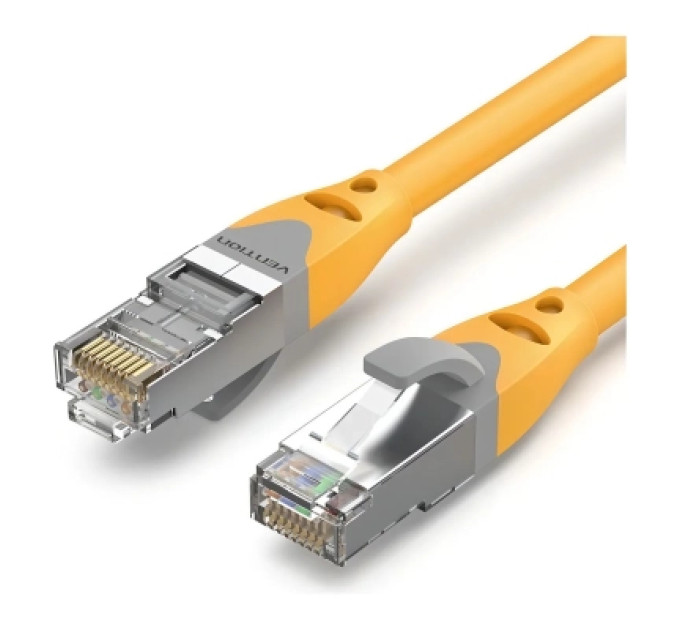 Vention Патч-корд Cat.6A SFTP Patch Cable 0.3M Yellow VENTION (IBHYAA)