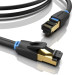 Vention Патч-корд Cat.8 SFTP Patch Cable 0.5M Black VENTION (IKABD)