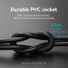 Патч-корд Cat.8 SFTP Patch Cable 1M Black VENTION (IKABF)