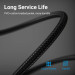 Патч-корд Cotton Braided Cat.8 SFTP Patch Cable 0.5M Black VENTION (IKGBD)