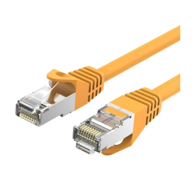 Патч-корд Cat.6A SFTP Patch Cable 0.3M Yellow VENTION (VPC6SSTP-Y030)