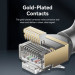 Патч-корд Cat8 STP Rotate Right Angle Ethernet Patch Cable 1M Black Slim Type VENTION (IKLBF)