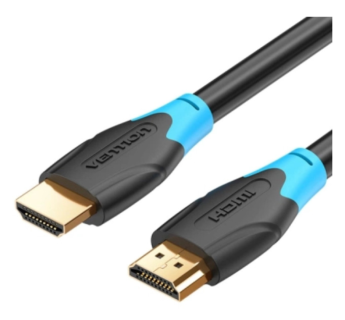 Кабель мультимедійний HDMI Cable 0.75M Black VENTION (AACBE)