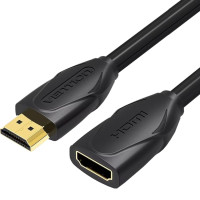 Кабель мультимедійний HDMI Extension Cable 1M Black VENTION (VAA-B06-B100)