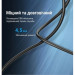 Дата кабель USB 2.0 A Male to B Male Cable with Ferrite Cores 10M Black PVC Type VENTION (COQBL)