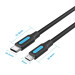 Vention Дата кабель USB 2.0 C Male to Micro-B Male 2A Cable 1M Black VENTION (COVBF)