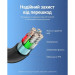 Дата кабель USB 2.0 C Male to Micro-B Male 2A Cable 1.5M Black VENTION (COVBG)