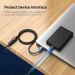 Дата кабель USB 2.0 A Male to C Male 3A Cable 2M Black VENTION (CTHBH)