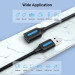 Дата кабель USB 2.0 A Male to C Male 3A Cable 2M Black VENTION (CTHBH)