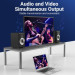 Зрощувач Cat.6 FTP Keystone Jack Coupler Black VENTION (IPVB0)
