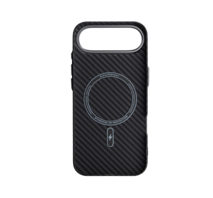 Armorstandart Чохол до мобільного телефона Armorstandart LikeCarbon2 MagCase Apple iPhone 17 Air Carbon Black (ARM86260)