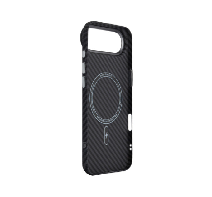 Armorstandart Чохол до мобільного телефона Armorstandart LikeCarbon2 MagCase Apple iPhone 17 Air Carbon Black (ARM86260)