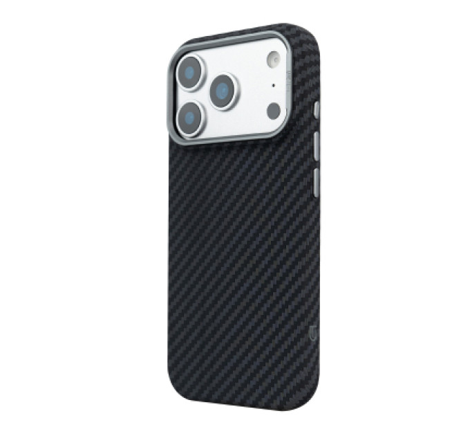 Armorstandart Чохол до мобільного телефона Armorstandart LikeCarbon2 MagCase Apple iPhone 17 Pro Carbon Black (ARM86258)