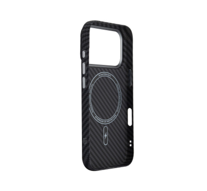 Armorstandart Чохол до мобільного телефона Armorstandart LikeCarbon2 MagCase Apple iPhone 17 Pro Carbon Black (ARM86258)