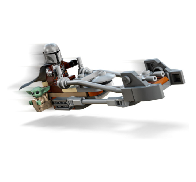 LEGO Конструктор LEGO Star Wars Швидкісний мотоцикл Мандалорця й Ґроґу (75436)