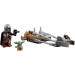 LEGO Конструктор LEGO Star Wars Швидкісний мотоцикл Мандалорця й Ґроґу (75436)
