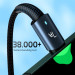 Essager Дата кабель USB 2.0 AM to USB-C 0.5m 7A 100W black Essager (EXC7A-CGB01-P)