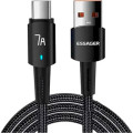 Essager Дата кабель USB 2.0 AM to USB-C 0.5m 7A 100W black Essager (EXC7A-CGB01-P)