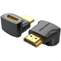 Перехідник HDMI F to HDMI M 270° 4K 60Hz PVC Vention (AINB0)