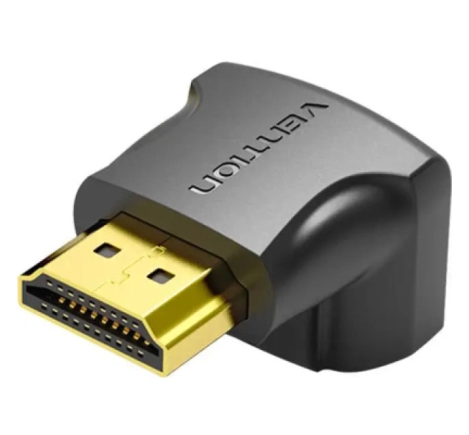 Перехідник HDMI F to HDMI M 270° 4K 60Hz PVC Vention (AINB0)