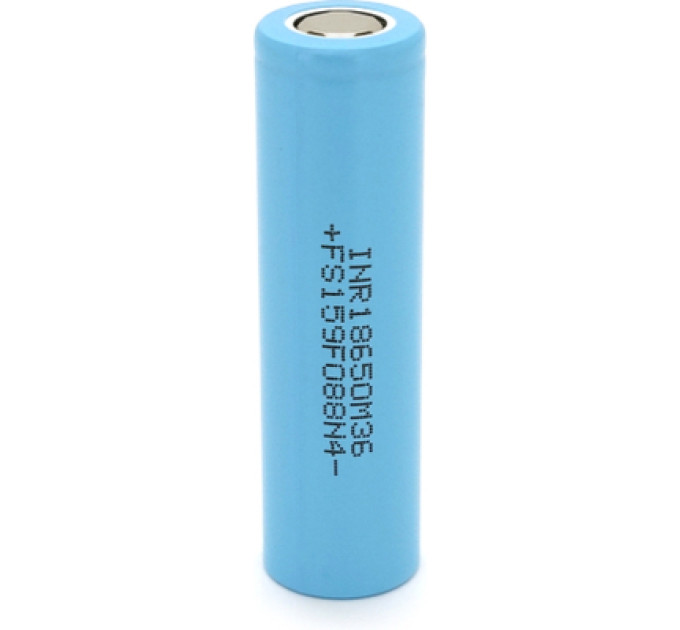 LG Акумулятор 18650 3450mAh, 10A, 4.2/3.63/2.5V, Cyan LG (LGDBM361865 (LG M36))