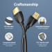 Vention Кабель мультимедійний HDMI M to HDMI M 2.0m V2.0 4K60Hz PVC Vention (AAIBH)