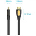 Vention Кабель мультимедійний HDMI M to HDMI M 3.0m V2.0 4K60Hz PVC black Vention (ALIBI)