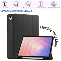 Чохол до планшета BeCover Flexible TPU Mate Samsung Galaxy Tab S11 (SM-X730/X736) 11.0" Black (715578)