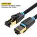 Vention Патч-корд Cotton Braided Cat.8 SFTP Patch Cable 3M Black Vention (IKGBI)