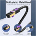 Патч-корд Cat.7 SFTP Patch Cable 10M Black Vention (ICDBL)