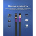 Патч-корд Flat Cat.7 Patch Cable 10M Black Vention (ICABL)