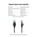 Патч-корд Cat.6A UTP Patch Cable 0.5M Black Slim Type Vention (IBIBD)