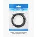Патч-корд Cat.6A UTP Patch Cable 0.5M Black Slim Type Vention (IBIBD)