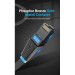 Патч-корд Flat Cat.6 UTP Patch Cable 2M Black Vention (IBJBH)