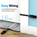 Патч-корд Flat Cat.6 UTP Patch Cable 3M Black Vention (IBJBI)