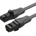 Патч-корд Flat Cat.6 UTP Patch Cable 5M Black Vention (IBJBJ)