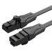 Патч-корд Flat Cat.6 UTP Patch Cable 3M Black Vention (IBABI)