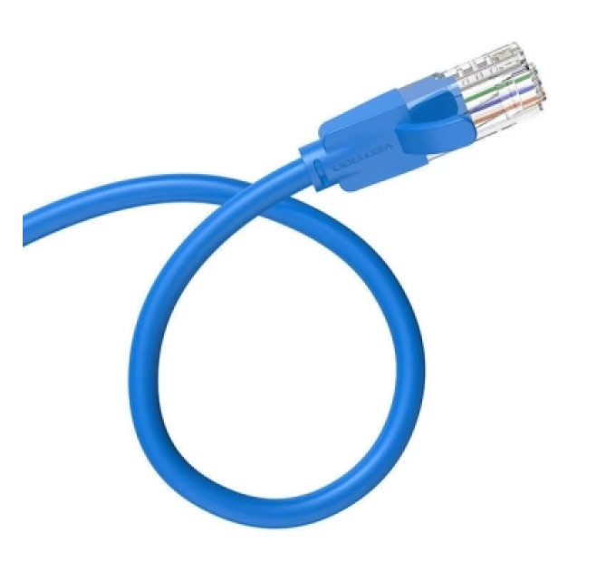 Патч-корд Cat.6 UTP Patch Cable 0.5M Blue Vention (IBELD)