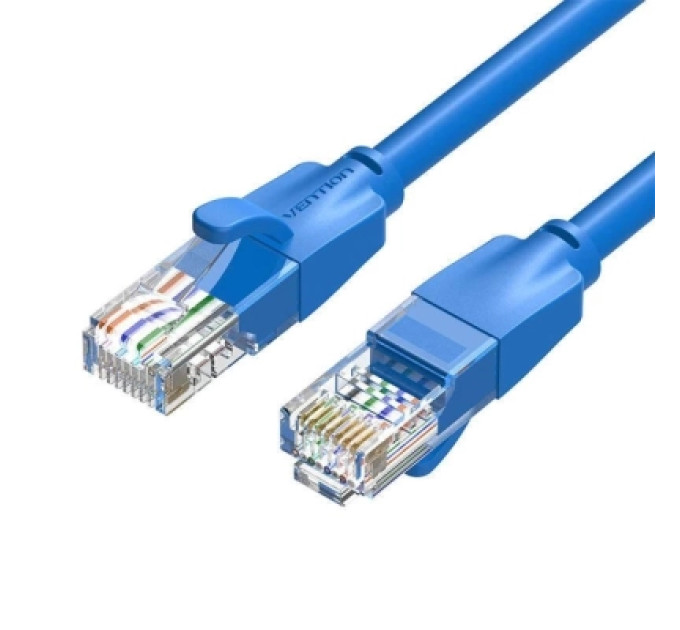 Патч-корд Cat.6 UTP Patch Cable 0.5M Blue Vention (IBELD)
