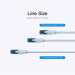 Патч-корд Cat.5E UTP Patch Cable 0.75M Blue Vention (VAP-A10-S075)